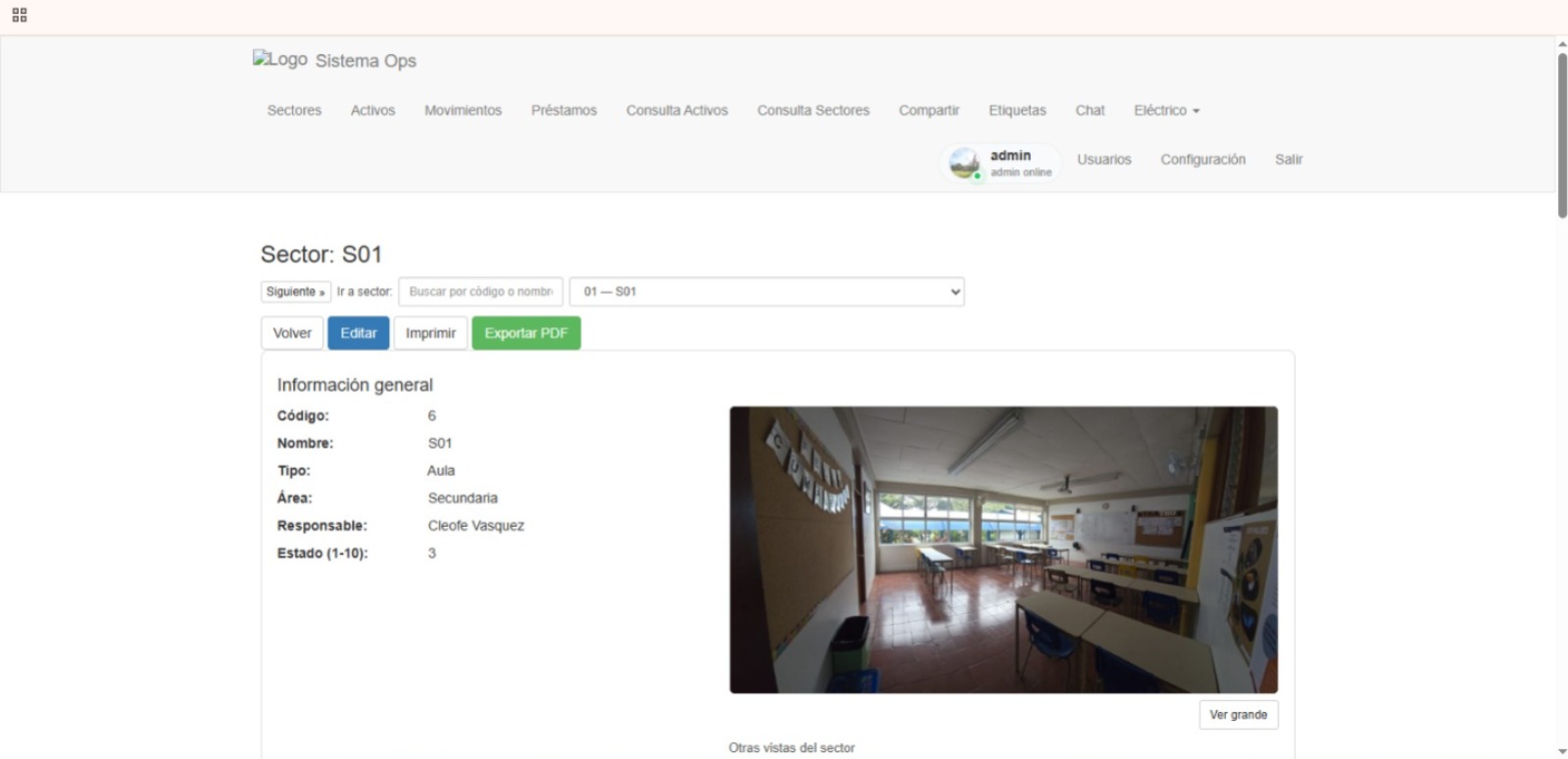 Mobiliario/infraestructura